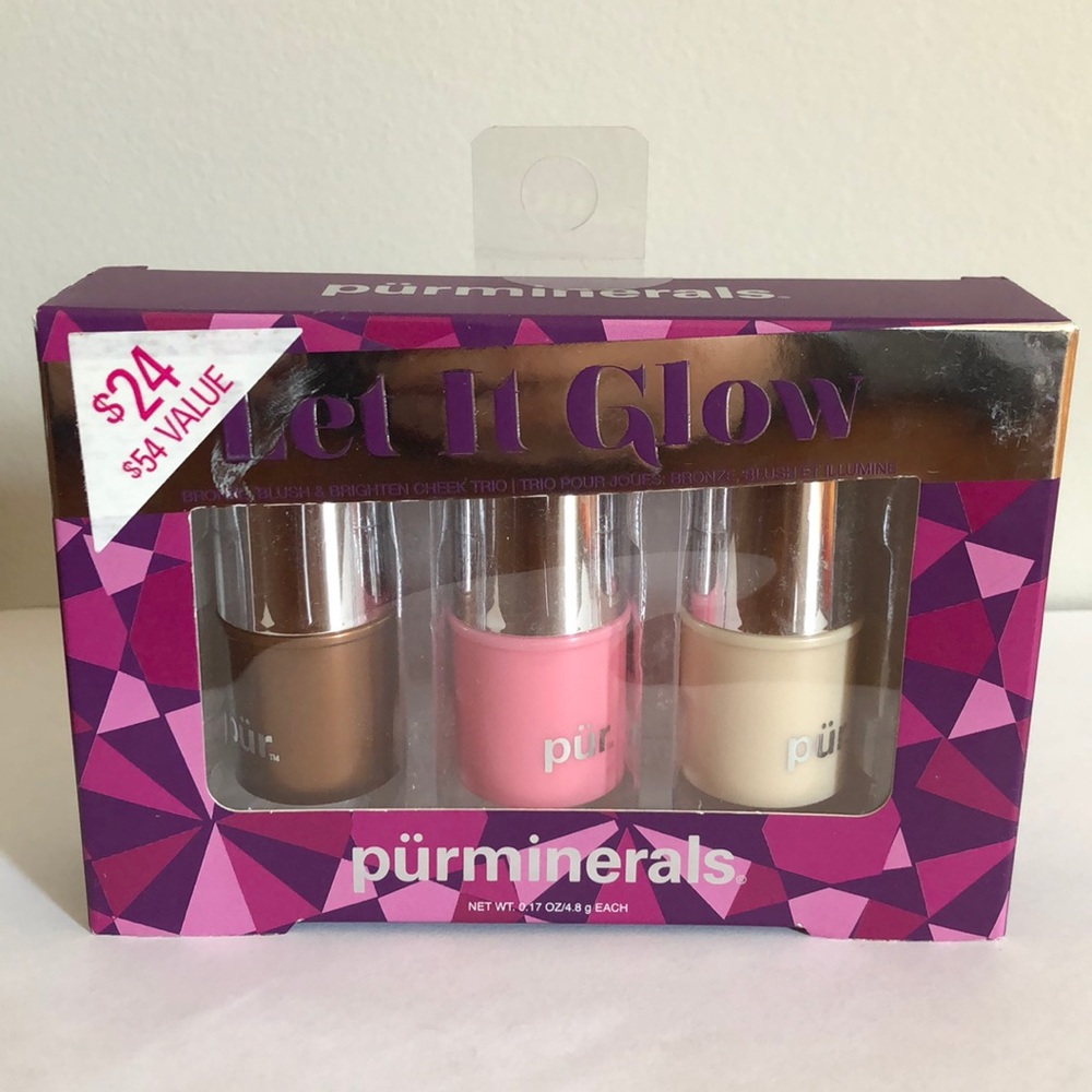 purminerals Bronze, Blush & Highlighter Trio